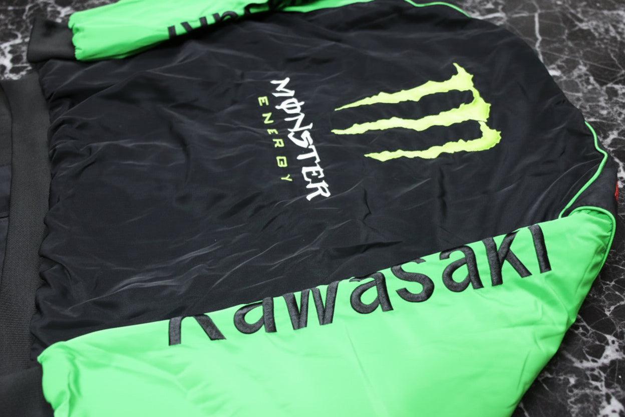 Embroidered Kawasaki Monster Racing Jacket