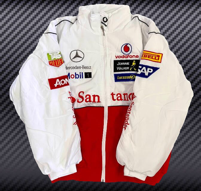 Embroidered Mercedes Racing Jacket