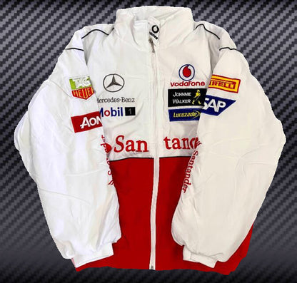 Embroidered Mercedes Racing Jacket