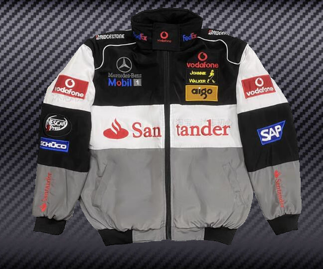 Embroidered Mercedes Racing Jacket