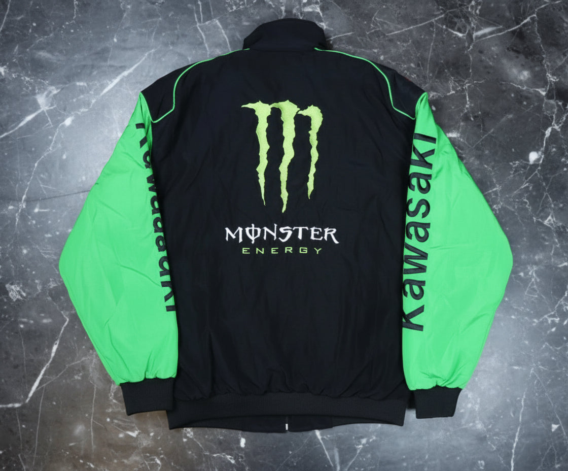 Embroidered Kawasaki Monster Racing Jacket