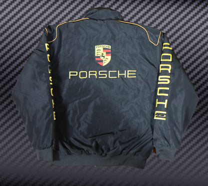 Embroidered Porsche Racing Bomber Jacket