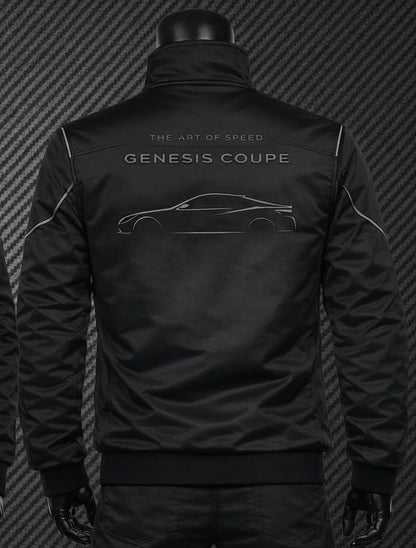 Customizable - Embroidered Genesis Coupe Racing Bomber Jacket