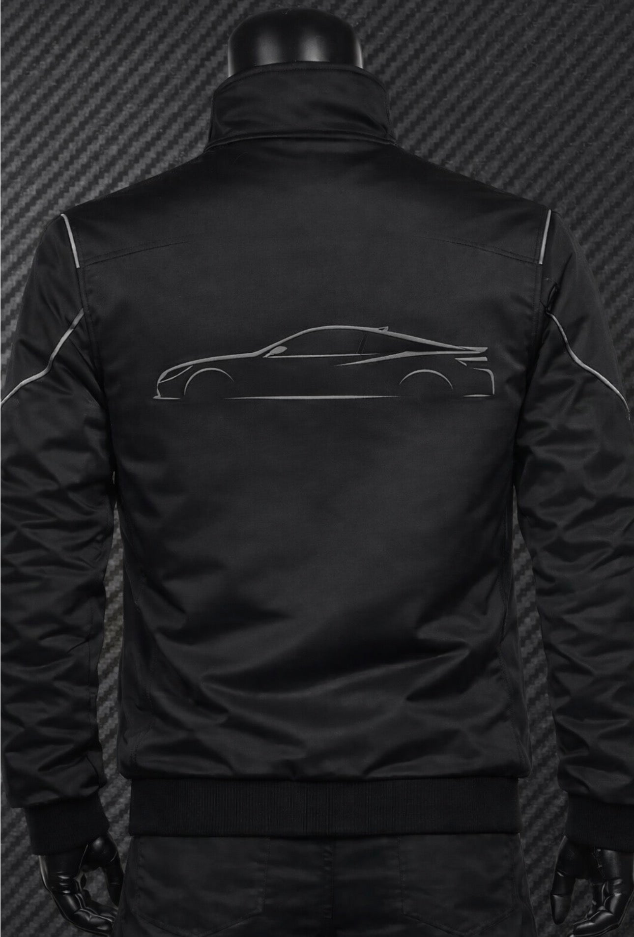 Customizable - Embroidered Genesis Coupe Racing Bomber Jacket