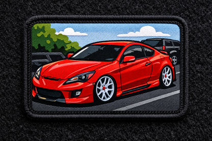 Customizable - Embroidered Genesis Coupe Racing Bomber Jacket