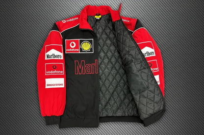 Embroidered Marlboro Racing Bomber Jacket