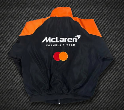 Embroidered McLaren Racing Bomber Jacket